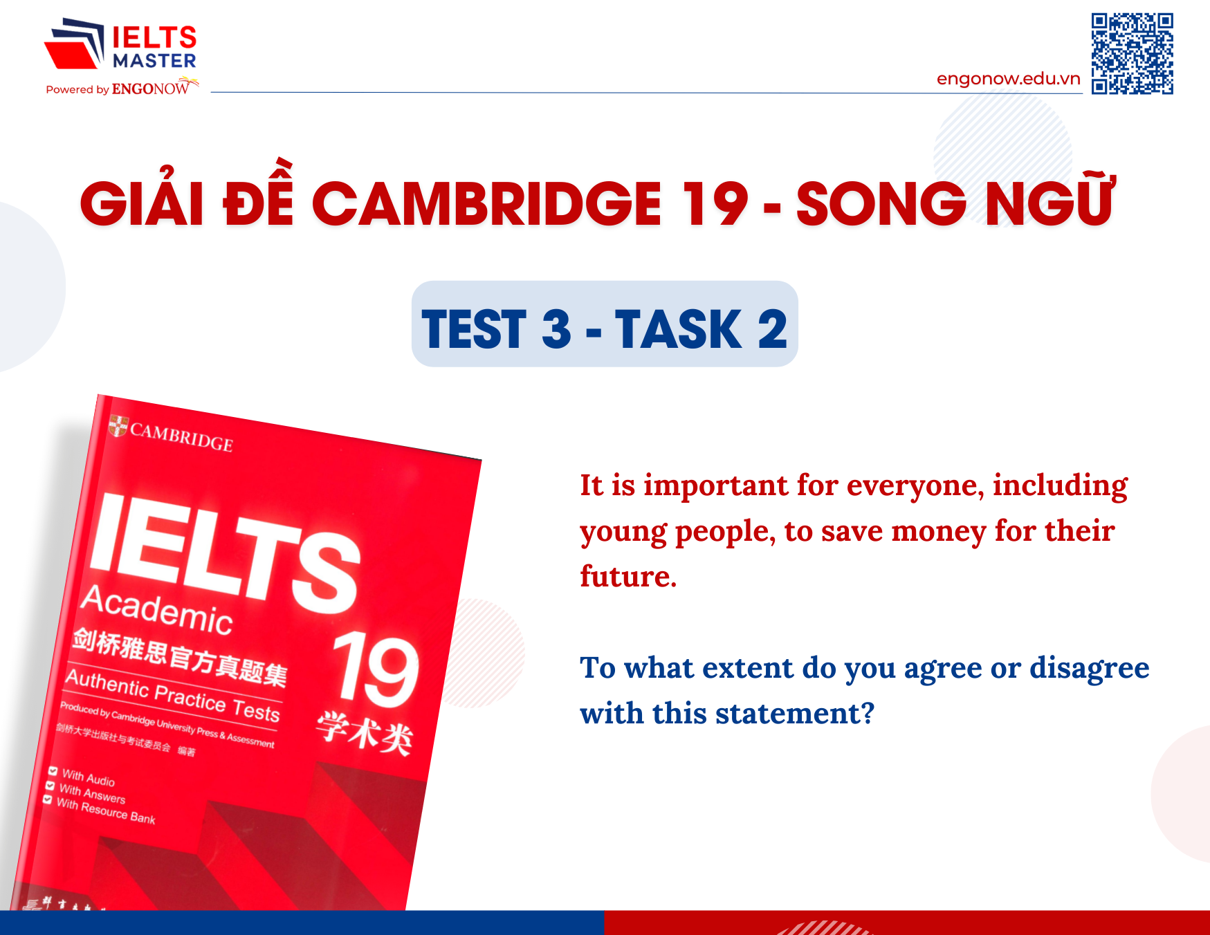 cambridge 19 - writing task 2